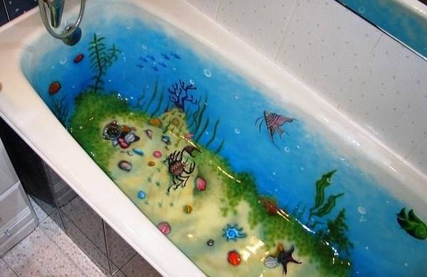 Чем покрасить ванну внутри, чтобы восстановить белоснежное покрытие - фото
