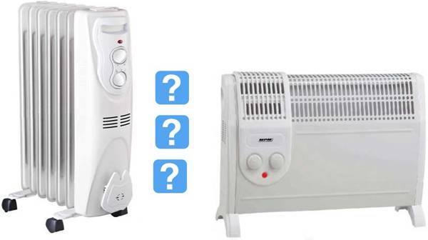 Что выбрать конвектор или масляный радиатор - фото