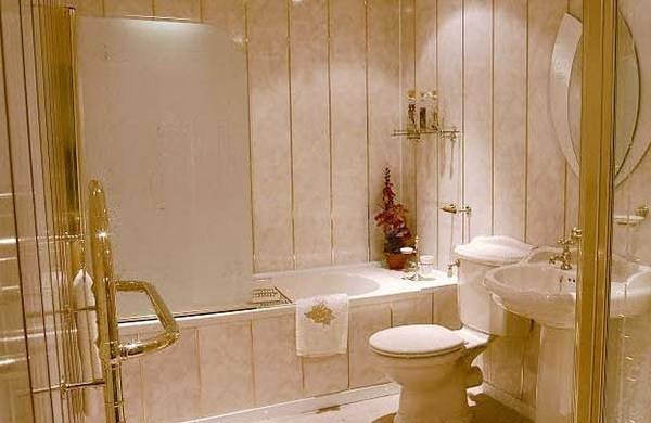 Панели для отделки ванной комнаты: технология работы - фото